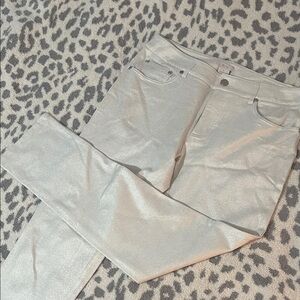 Stylish Silver Women's Pants